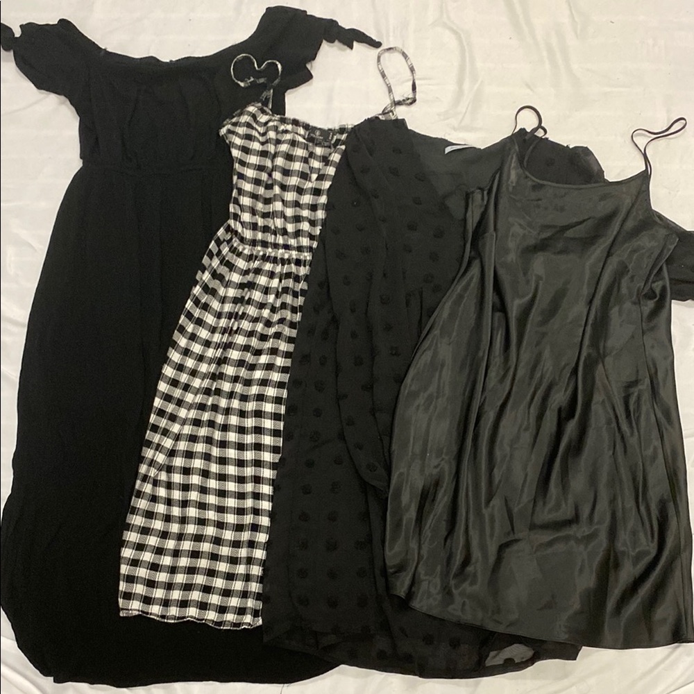 Elegant Black and White Women's Dress Collection